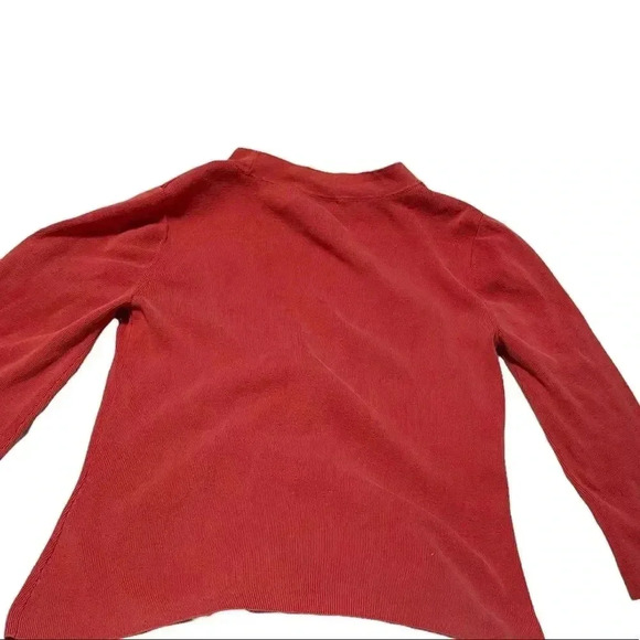 Coldwater creek orange buttoned sweater - Picture 3 of 4